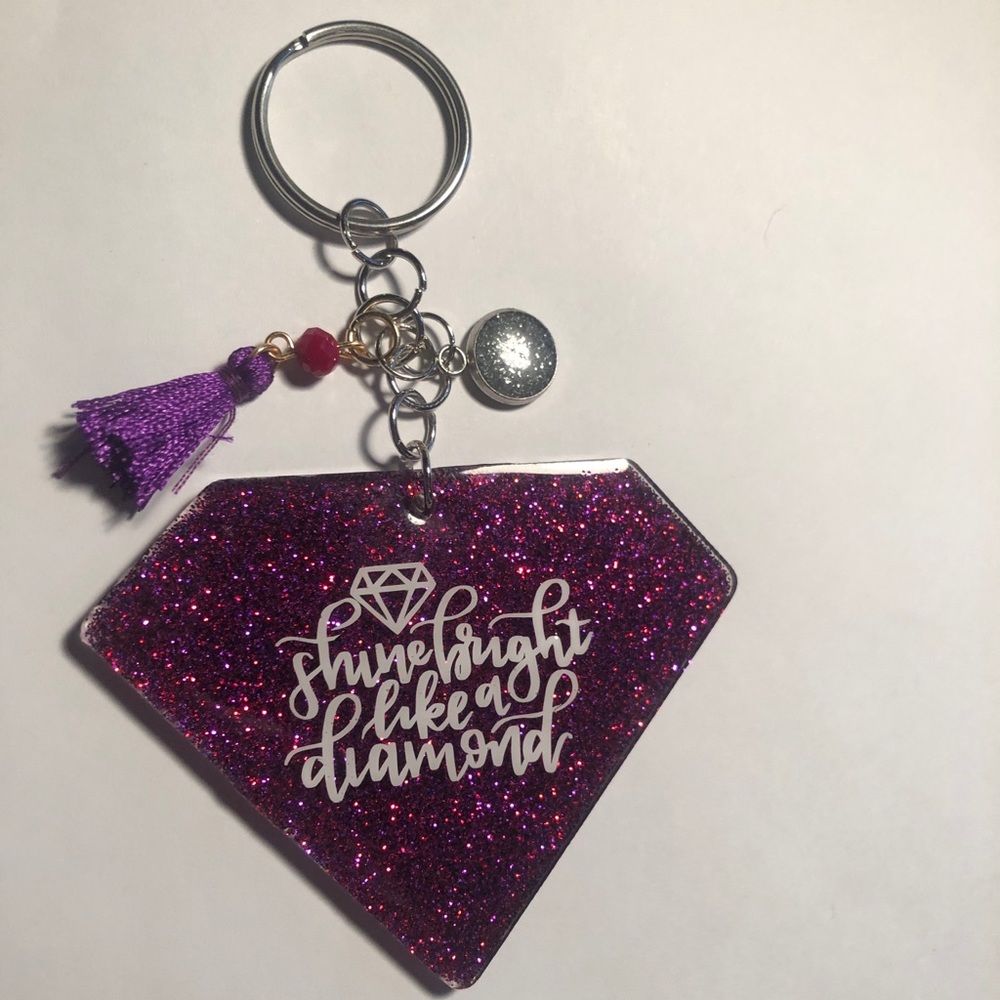 Diamond Keychain | Custom Keychains - Picture 2 of 6